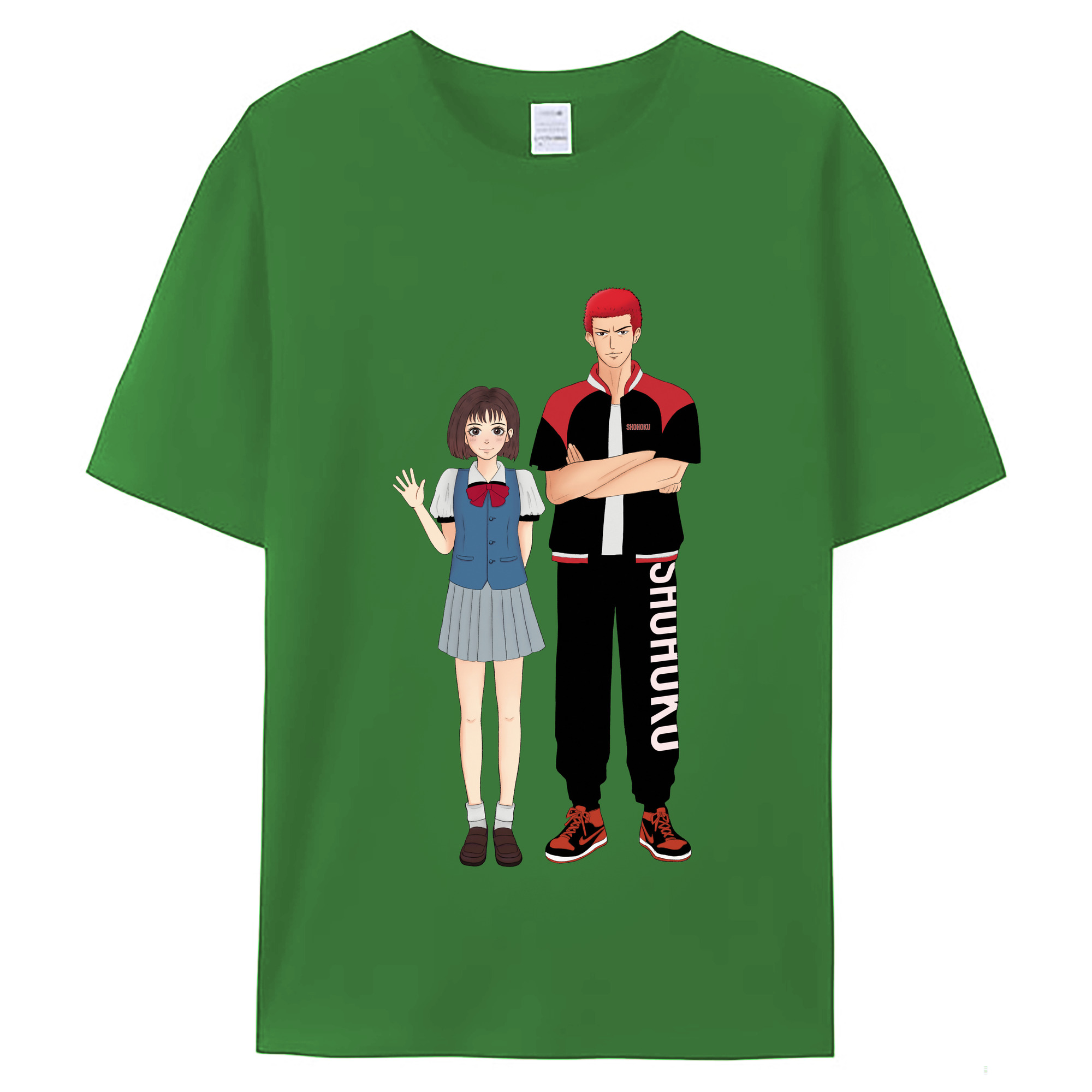 （画像用） SLAM DUNK／スラムダンク レディースカジュアルプリントTシャツ（綿100％）